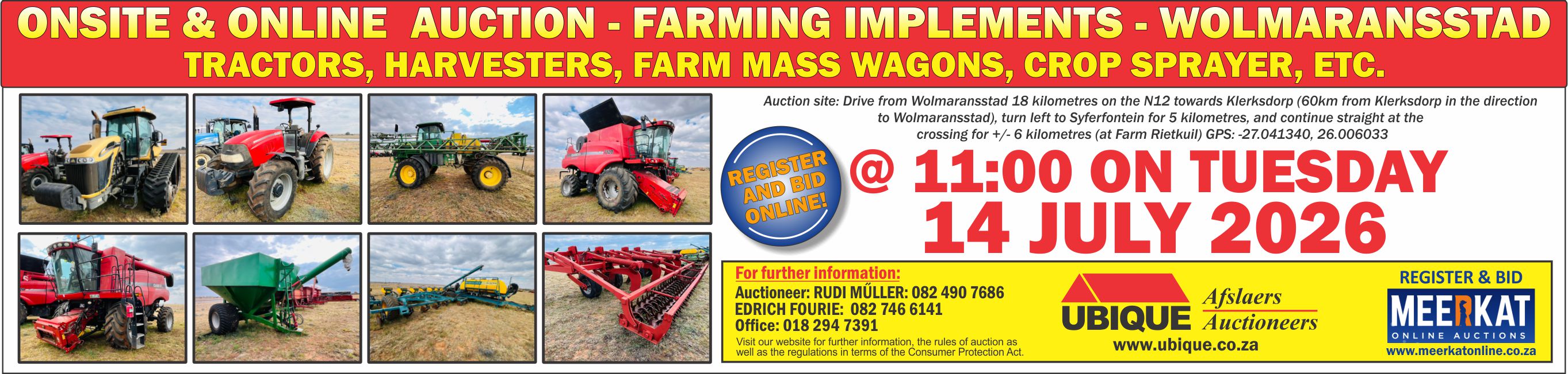 14 Julie 2026 - Wolmaransstad - DJ van Wyk