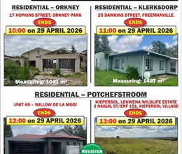 MULTIPLE PROPERTY ONLINE - ORKNEY, KLERKSDORP & POTCHEFSTROOM